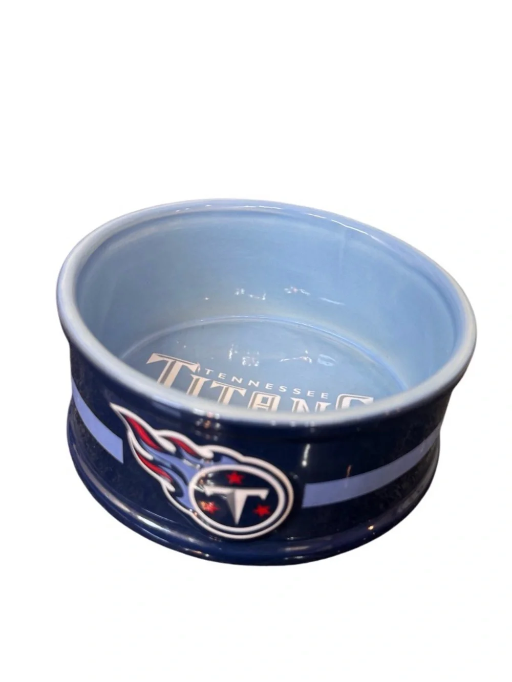NEW🏈 NFL Tennessee TITANS official merchandise  dog cat PET ceramic BOWL